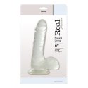 Dildo-JELLY DILDO REAL RAPTURE CLEAR 8"""""""" Real Rapture