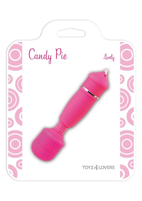 Mały stymulator łechtaczki mini masażer intymny różowy Candy Pie Mały stymulator łechtaczki mini masażer intymny różowy Candy Pie