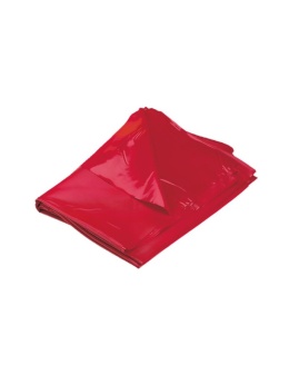 Czerwone Prześcieradło PVC 158 cm x 227 cm NMC
