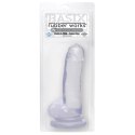 Dildo-BASIX 8"""""""" DONG W SUCTION CUP CLEAR Basix Rubber Works