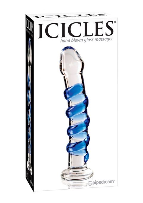 Dildo-ICICLES NO 5 - HAND BLOWN MASSAGER