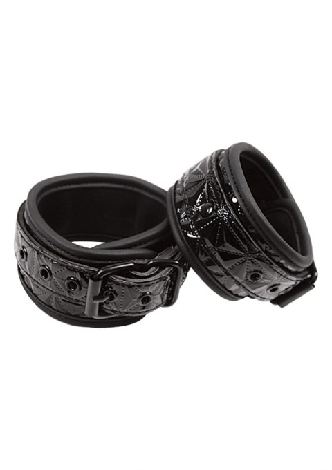 Kajdanki-SINFUL ANKLE CUFFS BLACK Sinful