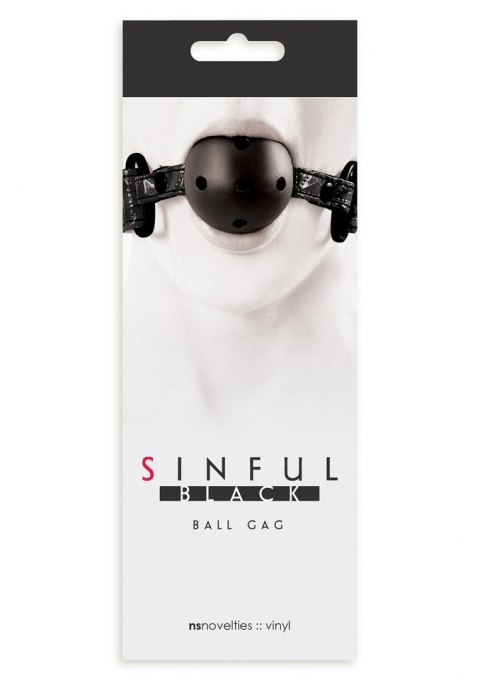 Knebel-SINFUL BALL GAG BLACK Sinful