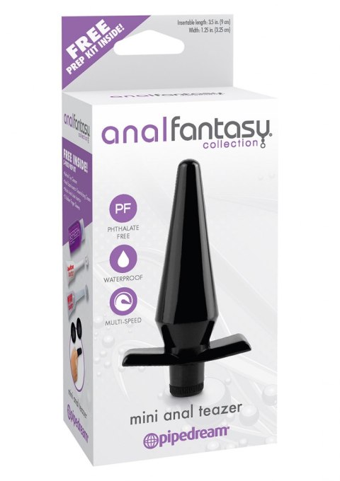 Plug/vibr-MINI ANAL TEAZER BLACK Pipedream