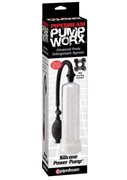 Pompka-PW SILICONE POWER PUMP CLEAR Pipedream