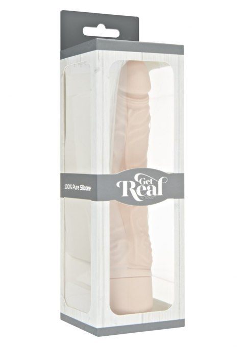 Wibrator realistyczny 7 wibracji zakrzywiony silikon 21 cm Seven Creations Wibrator realistyczny 7 wibracji zakrzywiony silikon 21 cm Seven Creations