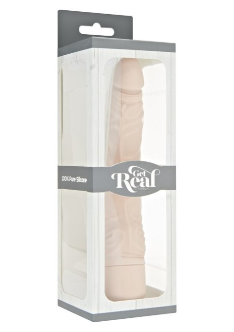 Wibrator realistyczny 7 wibracji zakrzywiony silikon 21 cm Seven Creations Wibrator realistyczny 7 wibracji zakrzywiony silikon 21 cm Seven Creations