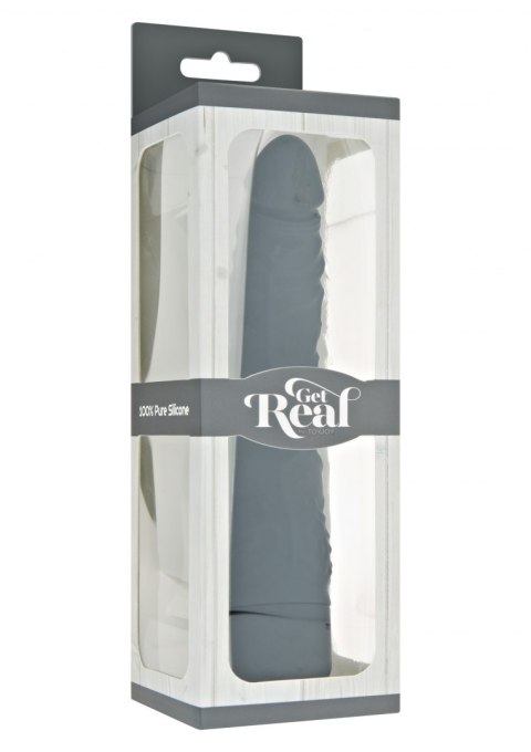 Wibrator realistyczny - wibrujący sztuczny penis czarny 21 cm Seven Creations Wibrator realistyczny - wibrujący sztuczny penis czarny 21 cm Seven Creations