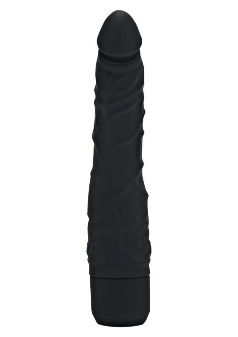 Wibrator realistyczny - wibrujący sztuczny penis czarny 21 cm Seven Creations Wibrator realistyczny - wibrujący sztuczny penis czarny 21 cm Seven Creations