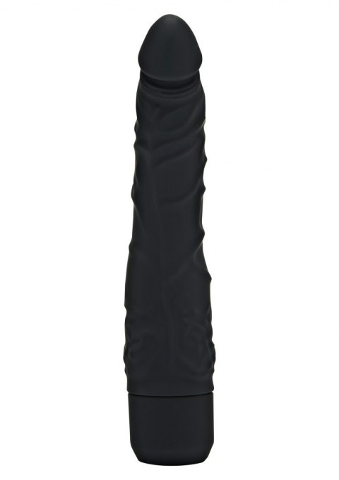 Wibrator realistyczny - wibrujący sztuczny penis czarny 21 cm Seven Creations Wibrator realistyczny - wibrujący sztuczny penis czarny 21 cm Seven Creations