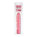 Dildo-TRANSLUCENCE 7.5 JR DONG RED California Exotic Novelties