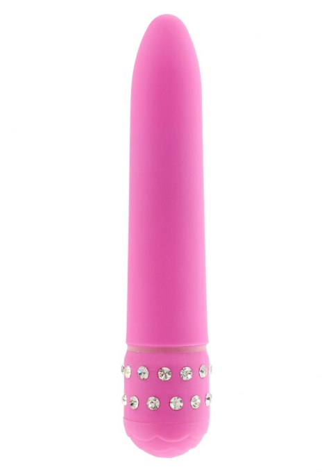 Klasyczny prosty wibrator gładki zdobiony 15 cm różowy ToyJoy Just For You Klasyczny prosty wibrator gładki zdobiony 15 cm różowy ToyJoy Just For You