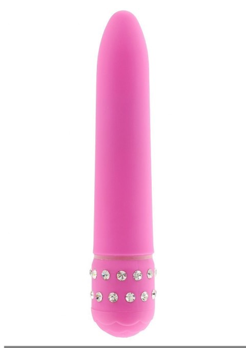 Klasyczny prosty wibrator gładki zdobiony 15 cm różowy ToyJoy Just For You Klasyczny prosty wibrator gładki zdobiony 15 cm różowy ToyJoy Just For You