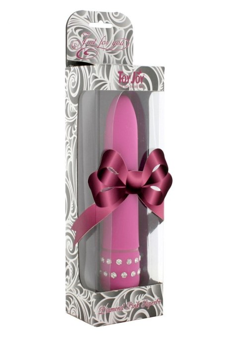 Klasyczny prosty wibrator gładki zdobiony 15 cm różowy ToyJoy Just For You Klasyczny prosty wibrator gładki zdobiony 15 cm różowy ToyJoy Just For You
