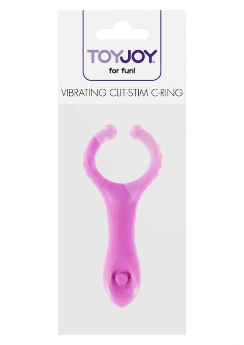 Pierścień-VIBRATING CLIT-STIM C-RING PURPLE ToyJoy Basics