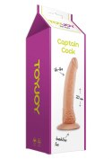 Realistyczny smukły penis dildo z przyssawką 20cm