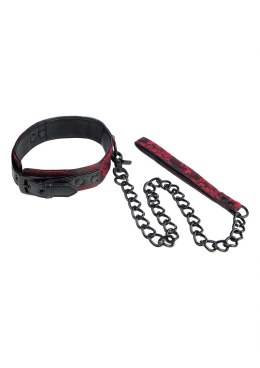 Wiązania-SCANDAL COLLAR WITH LEASH CalExotics