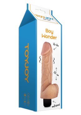 Wibrator-BOY WONDER VIBRATING DONG FLESH ToyJoy Classics