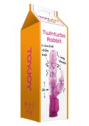 Wibrator-TWINTURBO RABBIT VIBRATOR PINK