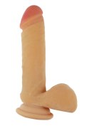 Dildo realistyczne - penis cyberskóra z przyssawką 20 cm Boss Series Real