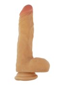 Dildo wyginane penis z cyberskóry realistyczny 21cm Boss Series Real