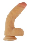 Dildo wyginane penis z cyberskóry realistyczny 21cm Boss Series Real