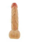 Dildo wyginane penis z cyberskóry realistyczny 21cm Boss Series Real