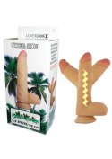 Dildo wyginane penis z cyberskóry realistyczny 21cm Boss Series Real