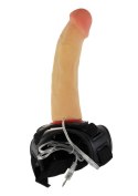 Majtki strap-on uprząż penis dildo wibrator 16cm Boss Series Real