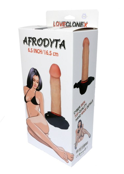 Penis z majtkami dildo strap-on cyberskóra 16cm Boss Series Real Penis z majtkami dildo strap-on cyberskóra 16cm Boss Series Real