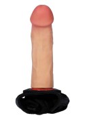 Penis z majtkami dildo strap-on cyberskóra 16cm Boss Series Real