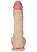 Dildo wyginane penis z cyberskóry realistyczny 25cm Boss Series Real