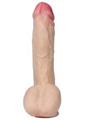 Dildo wyginane penis z cyberskóry realistyczny 25cm Boss Series Real