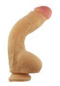 Dildo wyginane penis z cyberskóry realistyczny 25cm Boss Series Real