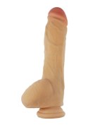 Dildo wyginane penis z cyberskóry realistyczny 25cm Boss Series Real