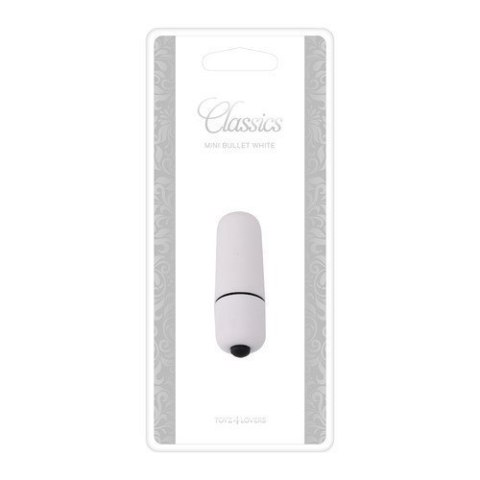 Mini wibrator mały sex masażer łechtaczki 5 cm biały Toyz4lovers Mini wibrator mały sex masażer łechtaczki 5 cm biały Toyz4lovers