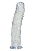 Dildo przyssawka realistyczny penis naturalny 19cm Crystal