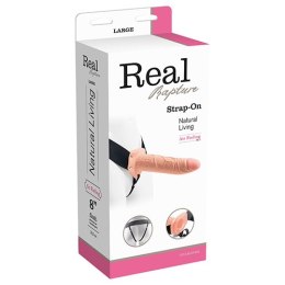 Proteza penisa na paskach pusta strap-on 20cm sex Real Rapture