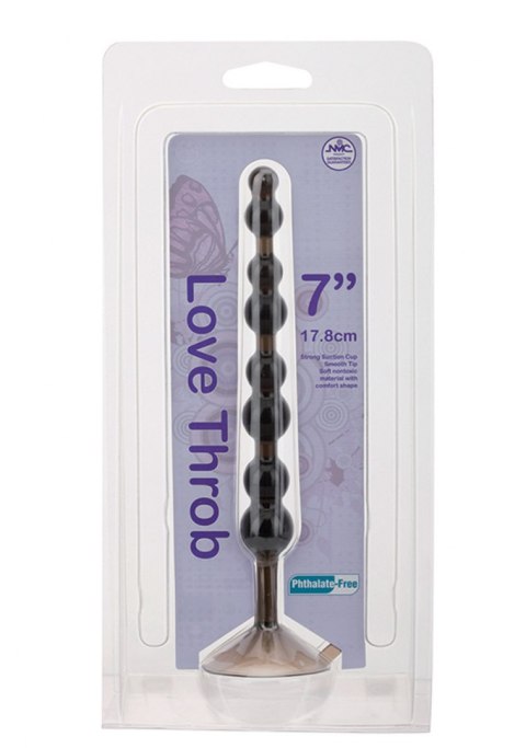 Sonda analna kulki koraliki przyssawka 17 cm Sonda analna kulki koraliki przyssawka 17 cm