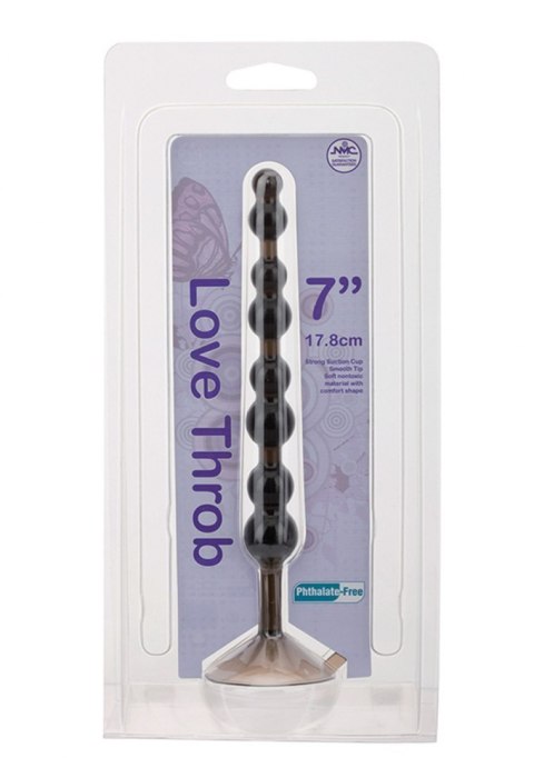 Sonda analna kulki koraliki przyssawka 17 cm Sonda analna kulki koraliki przyssawka 17 cm