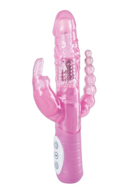Wibrator 3 końcówki analny waginalny łechtaczka 22cm You2Toys Wibrator 3 końcówki analny waginalny łechtaczka 22cm You2Toys