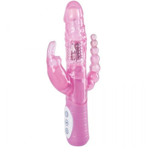 Wibrator 3 końcówki analny waginalny łechtaczka 22cm You2Toys Wibrator 3 końcówki analny waginalny łechtaczka 22cm You2Toys