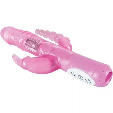 Wibrator 3 końcówki analny waginalny łechtaczka 22cm You2Toys Wibrator 3 końcówki analny waginalny łechtaczka 22cm You2Toys