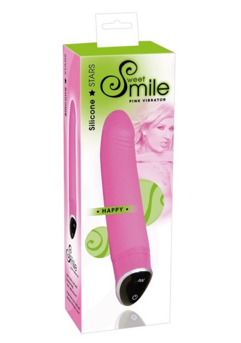 Wibrator realistyczna główka zakrzywiony masażer 22cm Sweet Smile Wibrator realistyczna główka zakrzywiony masażer 22cm Sweet Smile