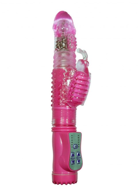 Wibrator-Królik, Wibracja/Rotacja/Góra-dół 36 funkcji Różowy Boss Series Wibrator-Królik, Wibracja/Rotacja/Góra-dół 36 funkcji Różowy Boss Series