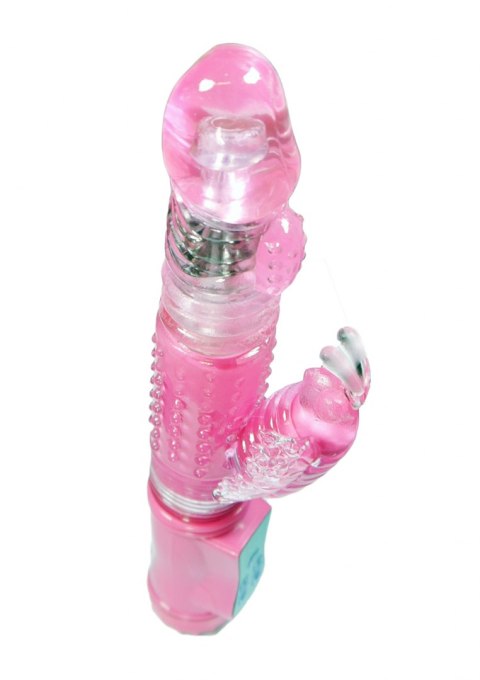 Wibrator-Królik, Wibracja/Rotacja/Góra-dół 36 funkcji Różowy Boss Series Wibrator-Królik, Wibracja/Rotacja/Góra-dół 36 funkcji Różowy Boss Series