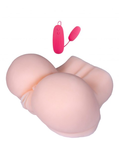 Masturbator realistyczny 2 otwory wibracje 5kg XXL Boss Series Masturbator realistyczny 2 otwory wibracje 5kg XXL Boss Series