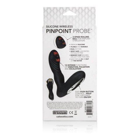 Plug/vibr-WIRELESS PINPOINT PROBE BLACK CalExotics Plug/vibr-WIRELESS PINPOINT PROBE BLACK CalExotics