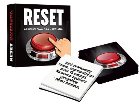 RESET gra imprezowa alkoholowa prezent karciana Grammi RESET gra imprezowa alkoholowa prezent karciana Grammi