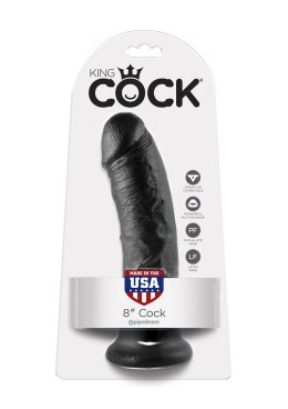 Dildo-COCK 8 INCH BLACK